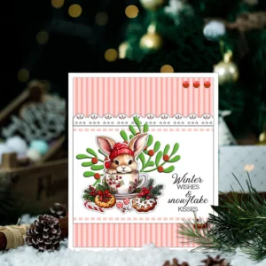 Christmas Animal Mugs Clear Stamps 01