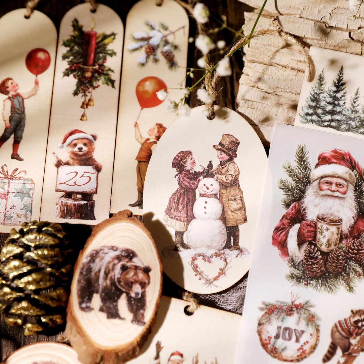 Christmas Animal Rub On Transfer Stickers - 3 Sheets Pack - detail image 13