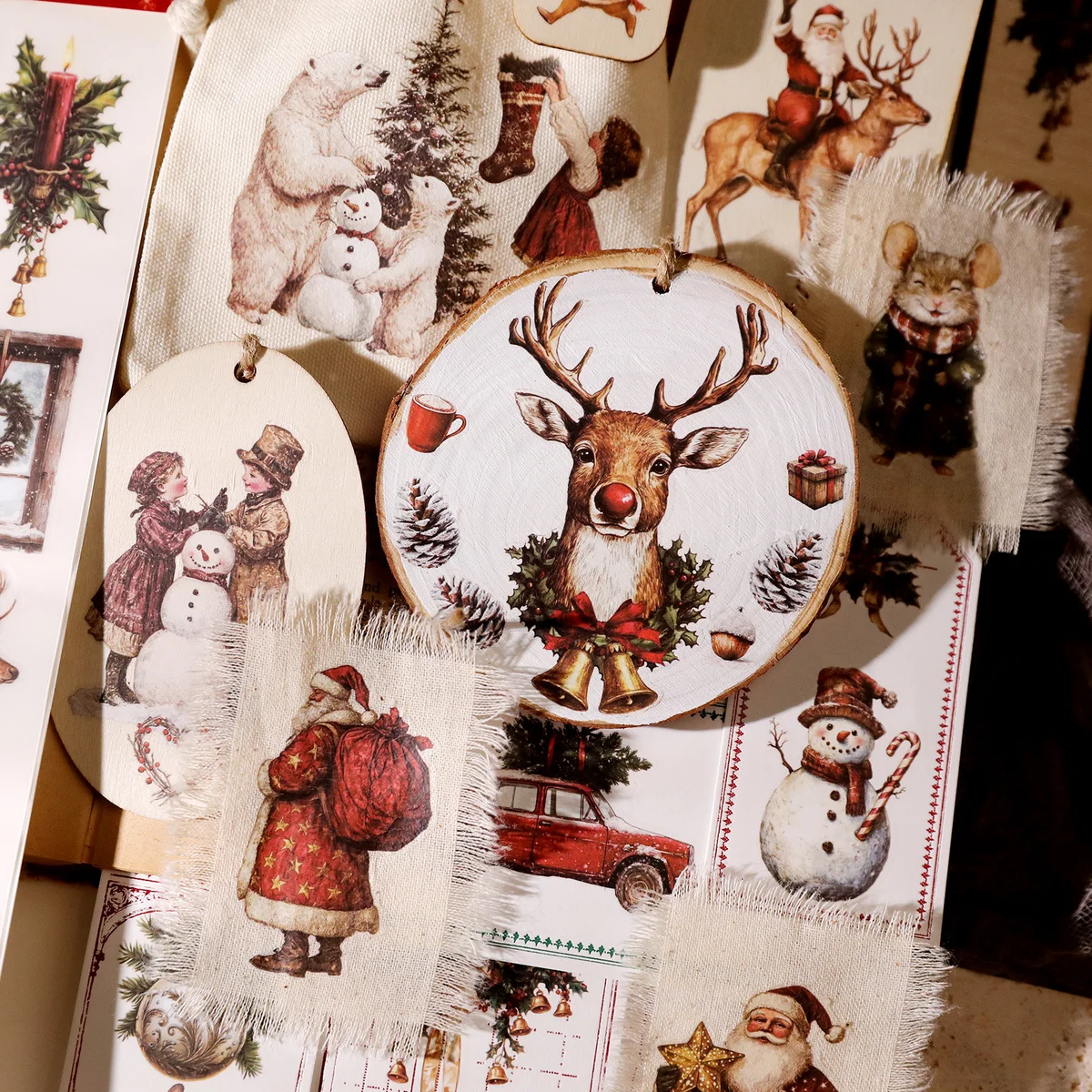 Christmas Animal Rub On Transfer Stickers - 3 Sheets Pack - detail image 14