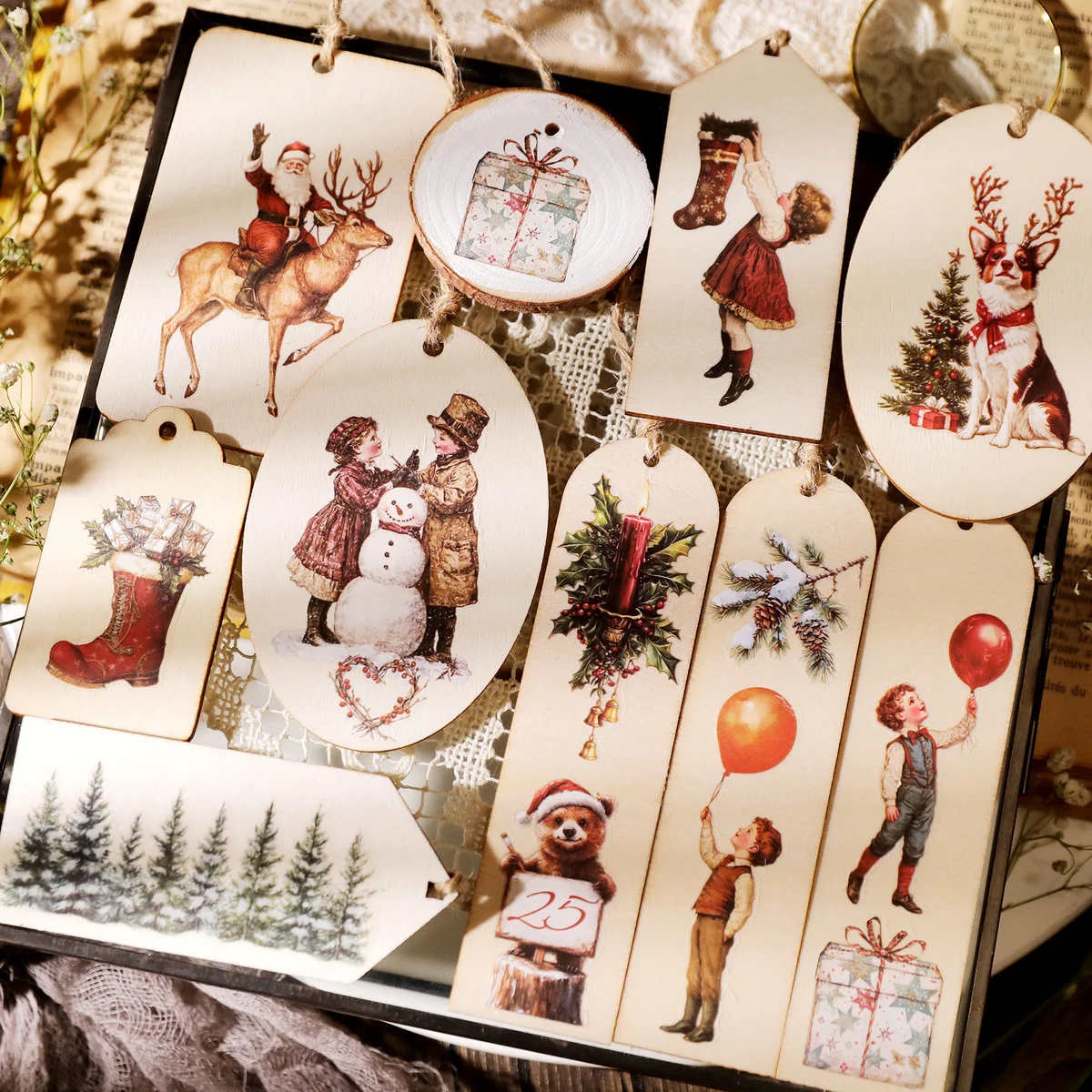 Christmas Animal Rub On Transfer Stickers - 3 Sheets Pack - detail image 22