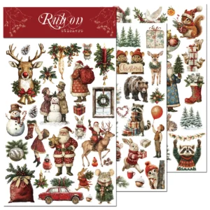 1. Christmas Animals (3 Sheets)