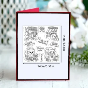 Christmas Animals Clear Stamps 1 02