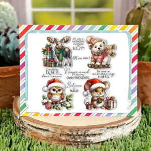 Christmas Animals Clear Stamps 1 03