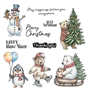 Christmas Animals Clear Stamps 00