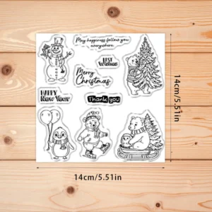 Christmas Animals Clear Stamps 03