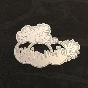 Sumflying Christmas Balls Metal Die Cuts metal cutting die - detail view