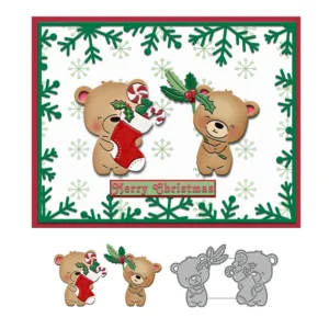 Homepage Christmas Bear Metal Cutting Dies 1 00