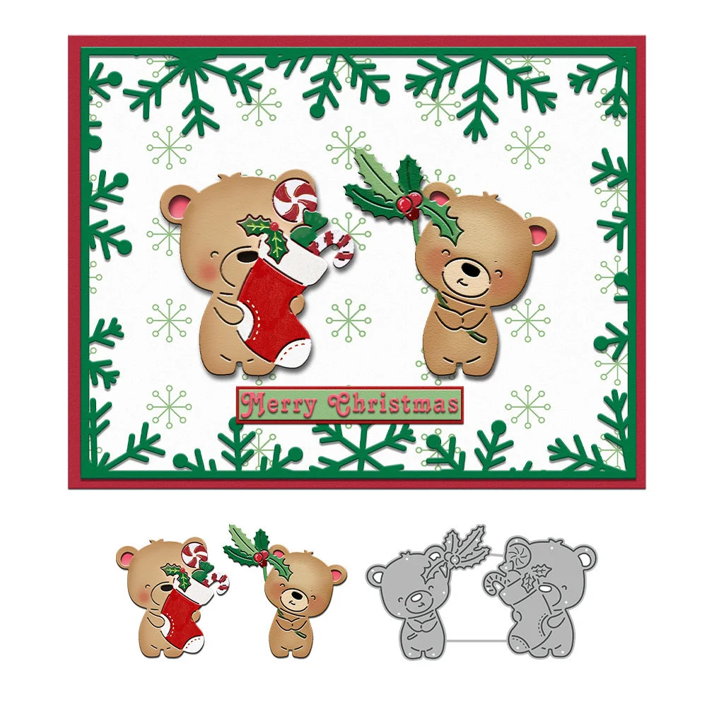 Christmas Bear Metal Cutting Dies 1 00 Christmas Bear Metal Cutting Dies 1 00