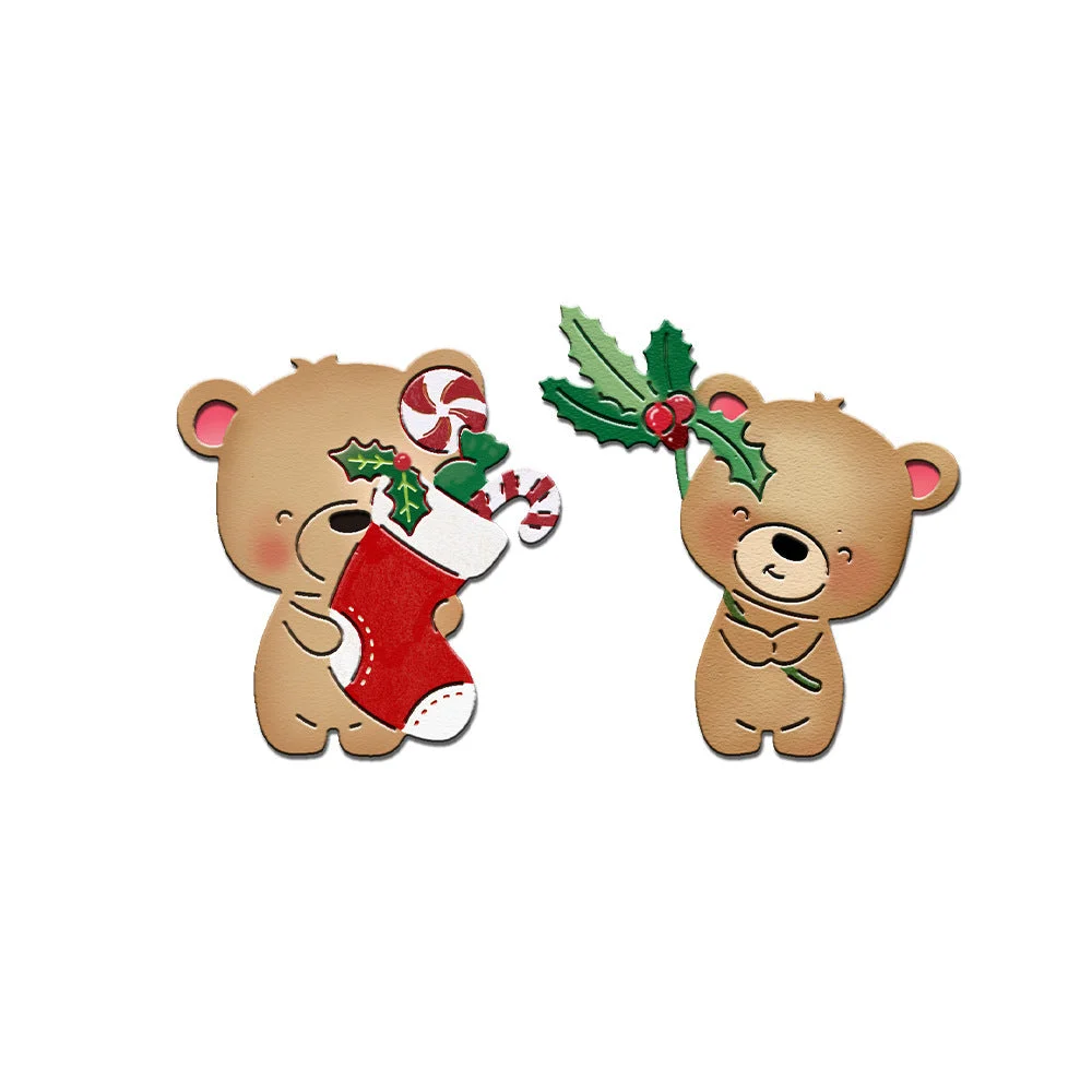 Christmas Bear Metal Cutting Dies 1 01 Christmas Bear Metal Cutting Dies 1 01