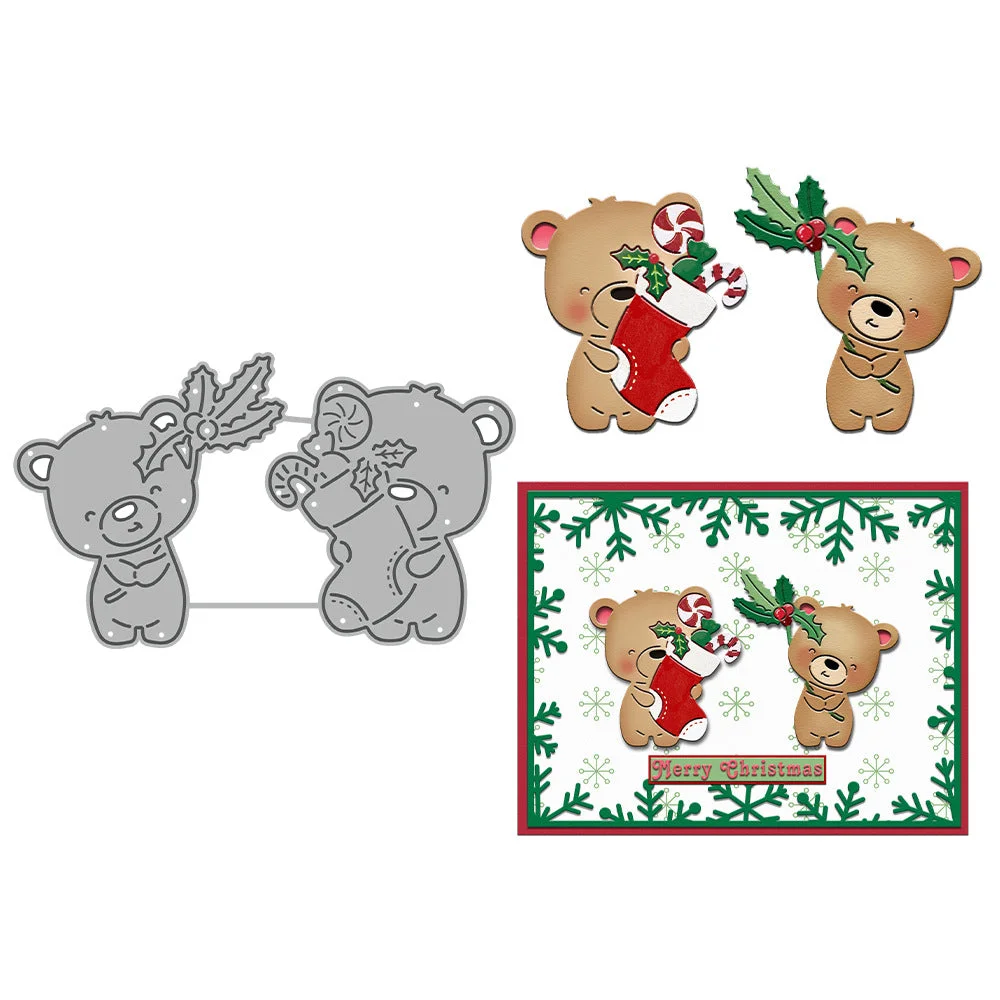 Christmas Bear Metal Cutting Dies 1 03 Christmas Bear Metal Cutting Dies 1 03
