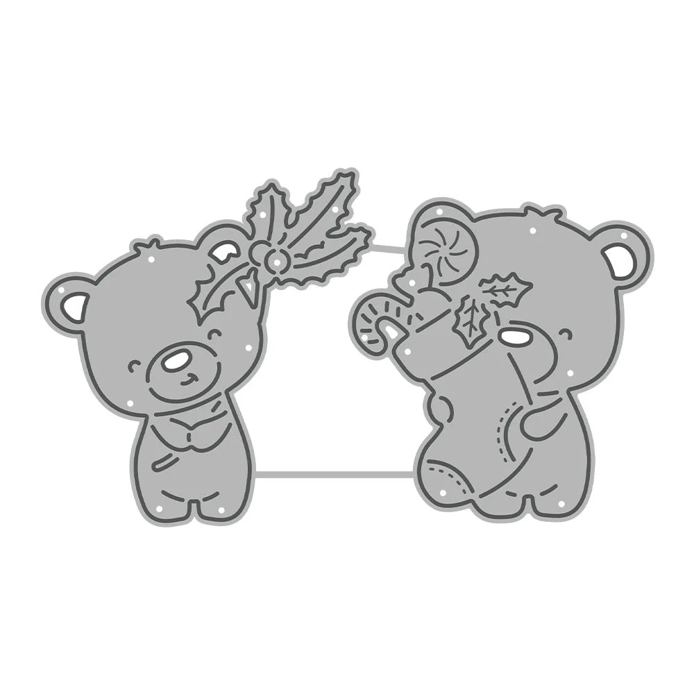 Christmas Bear Metal Cutting Dies 1 05 Christmas Bear Metal Cutting Dies 1 05
