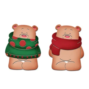 Christmas Bear Metal Cutting Dies 01
