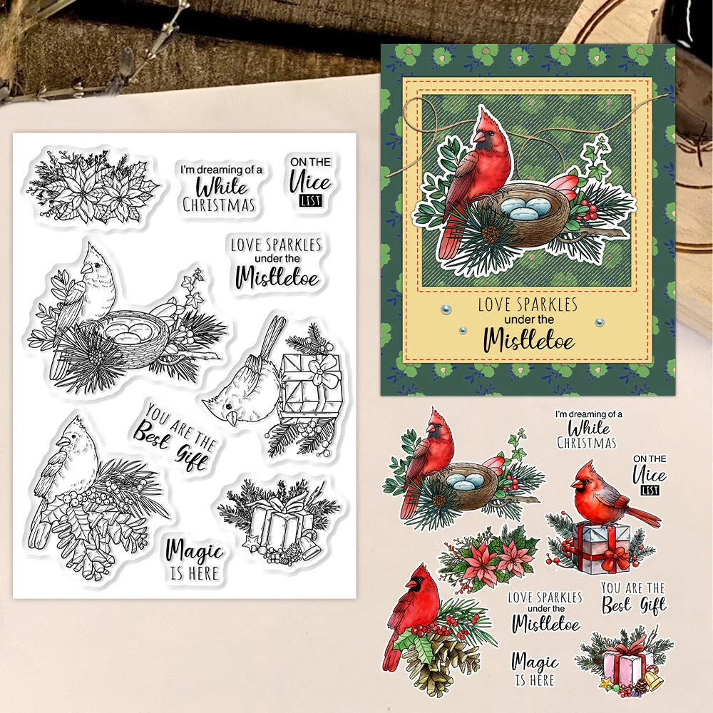 Christmas Bird Clear Stamps 01 Christmas Bird Clear Stamps 01