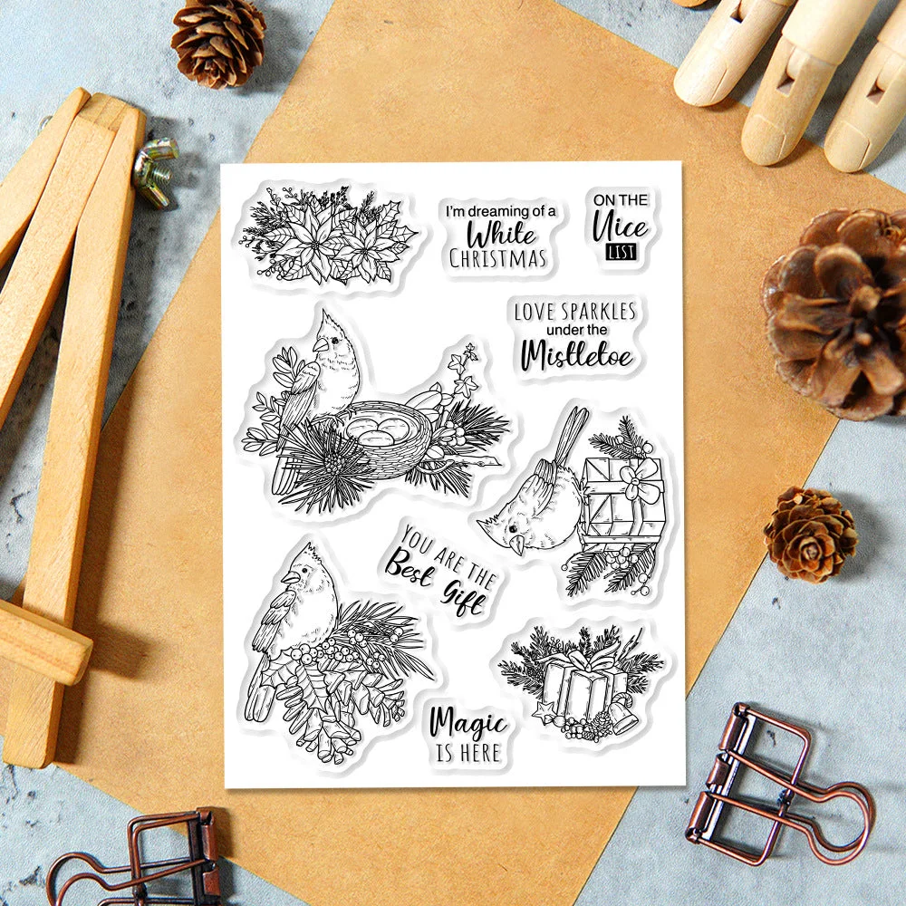 Christmas Bird Clear Stamps 05 Christmas Bird Clear Stamps 05