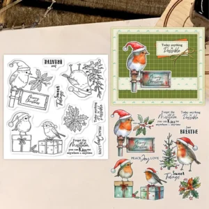 Christmas Birds Clear Stamps 1 01