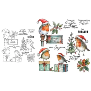 Christmas Birds Clear Stamps 1 04