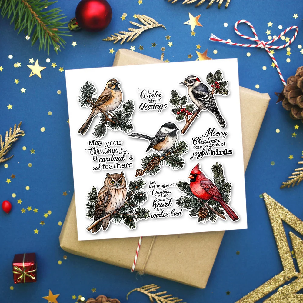 Christmas Birds Clear Stamps 2 03 Christmas Birds Clear Stamps 2 03