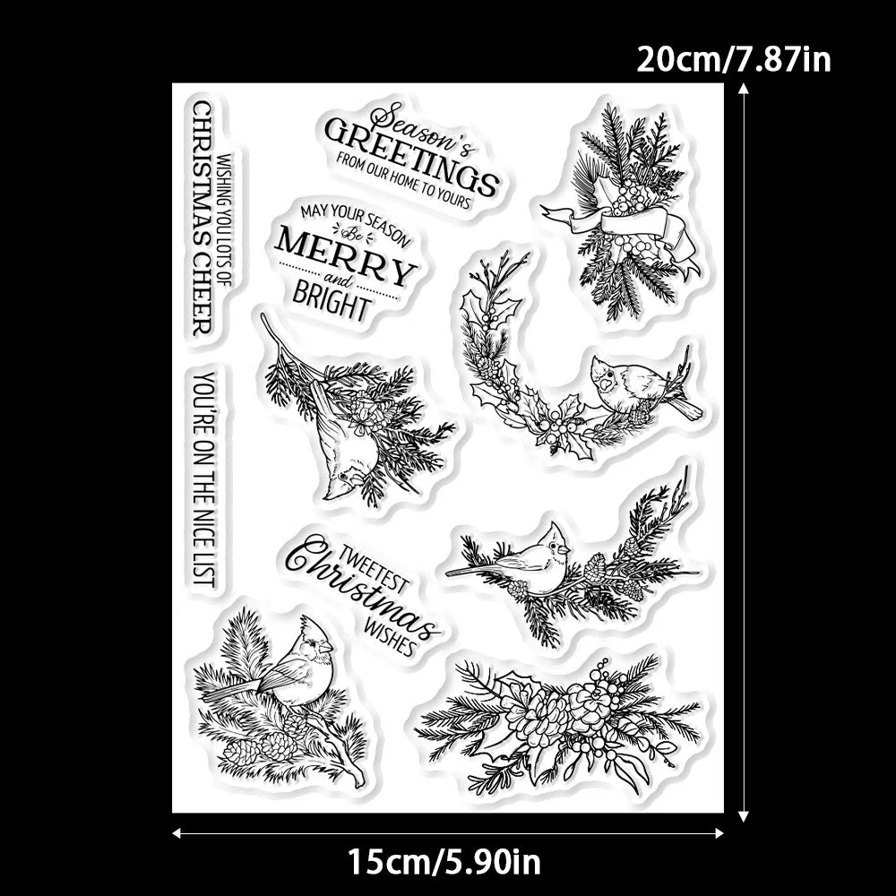 Christmas Birds Clear Stamps 3 02 Christmas Birds Clear Stamps 3 02