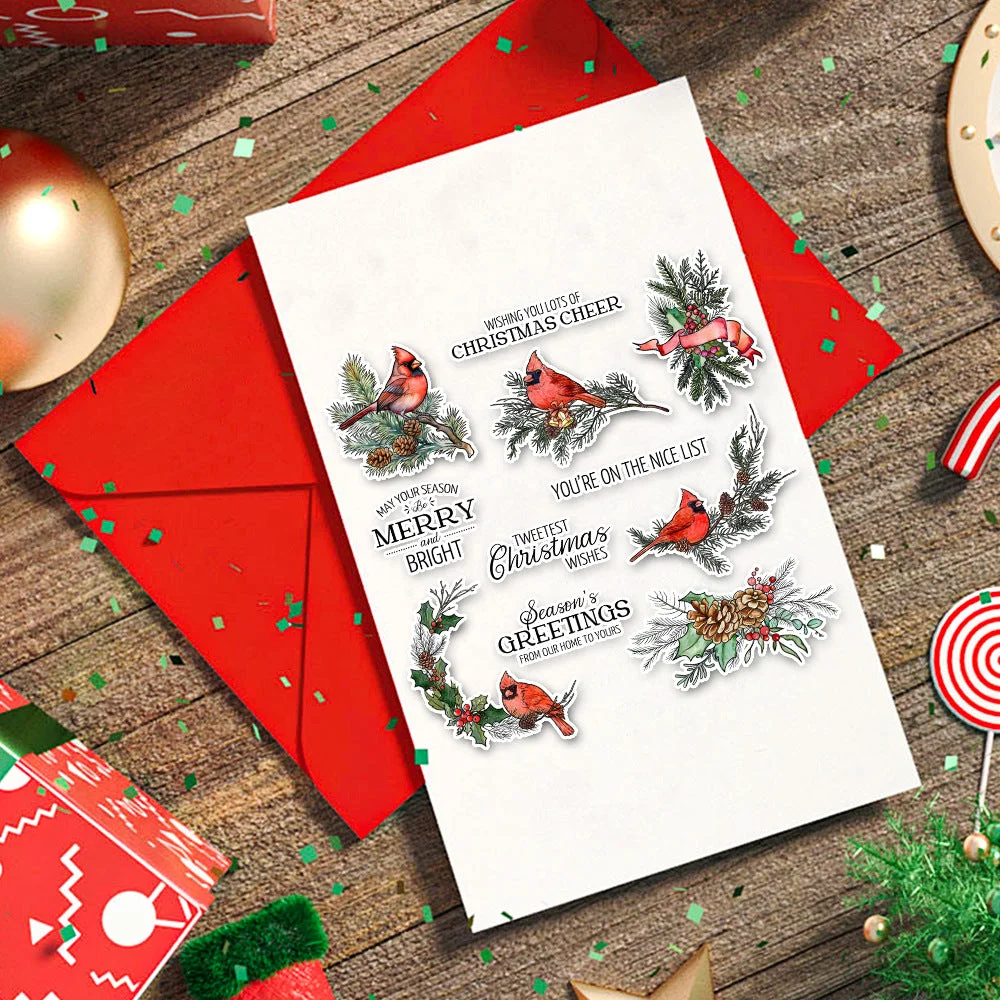 Christmas Birds Clear Stamps 3 03 Christmas Birds Clear Stamps 3 03