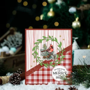 Sumflying Christmas Birds Snowflake Branch Clear Stamps Christmas Birds Clear Stamps 3 04