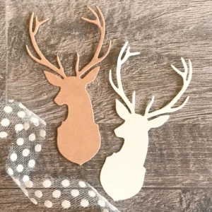 Sumflying Christmas Deer Head metal cutting die - main product photo
