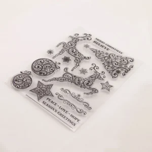 Christmas Deer Stamp Set - lifestyle photo | clear stamp