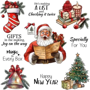 Christmas Elements Clear Stamps 2 00