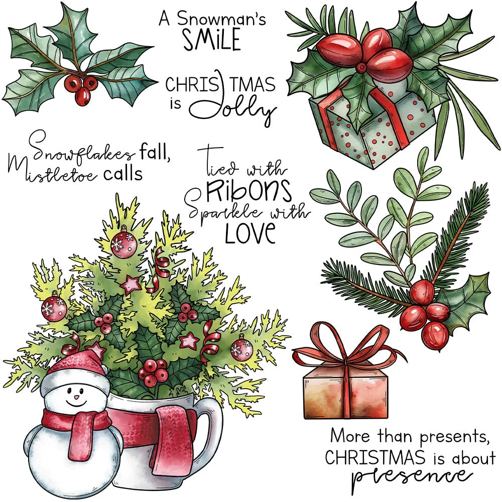 Christmas Elements Clear Stamps 00 Christmas Elements Clear Stamps 00