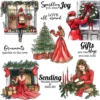 Christmas Girl Clear Stamps 1 00
