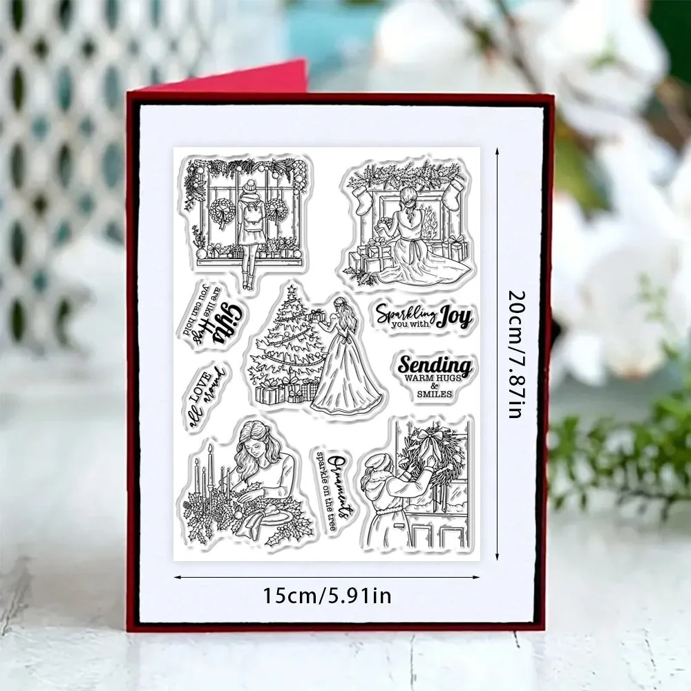 Christmas Girl Clear Stamps 1 02 Christmas Girl Clear Stamps 1 02