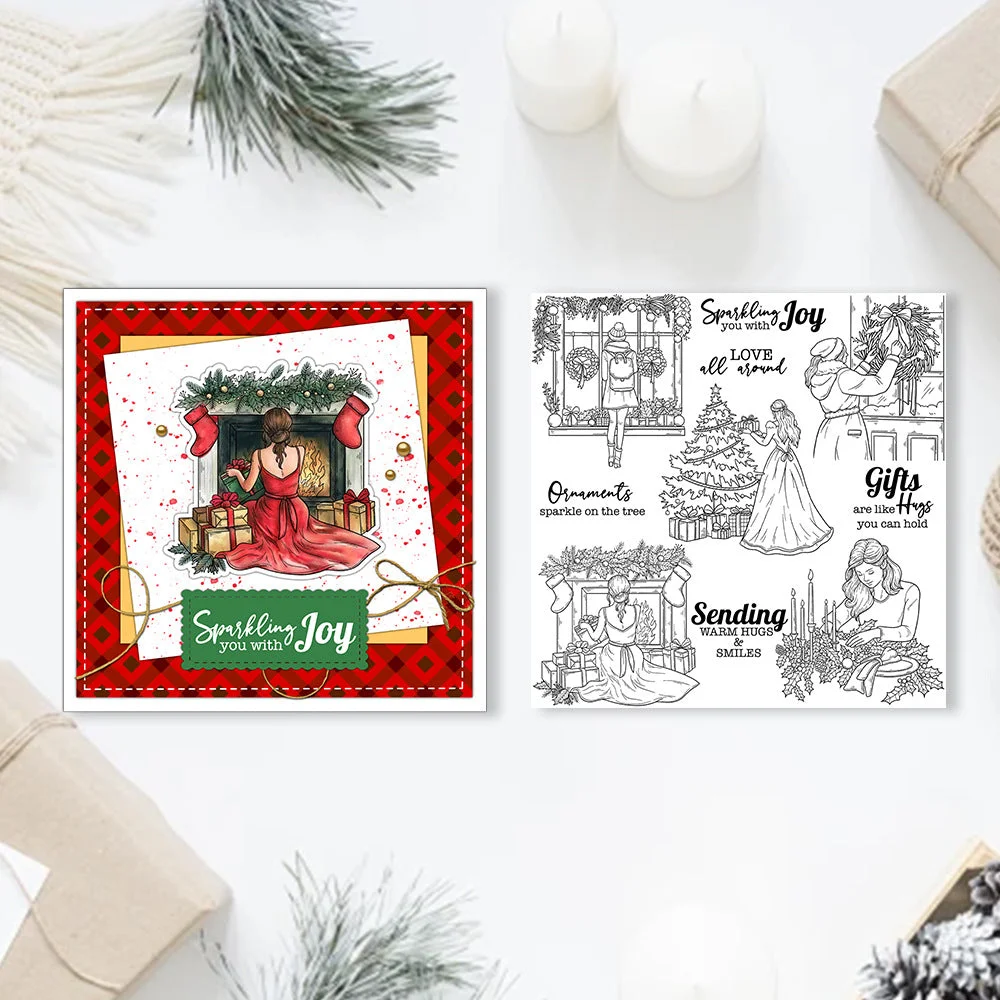 Christmas Girl Clear Stamps 1 04 Christmas Girl Clear Stamps 1 04