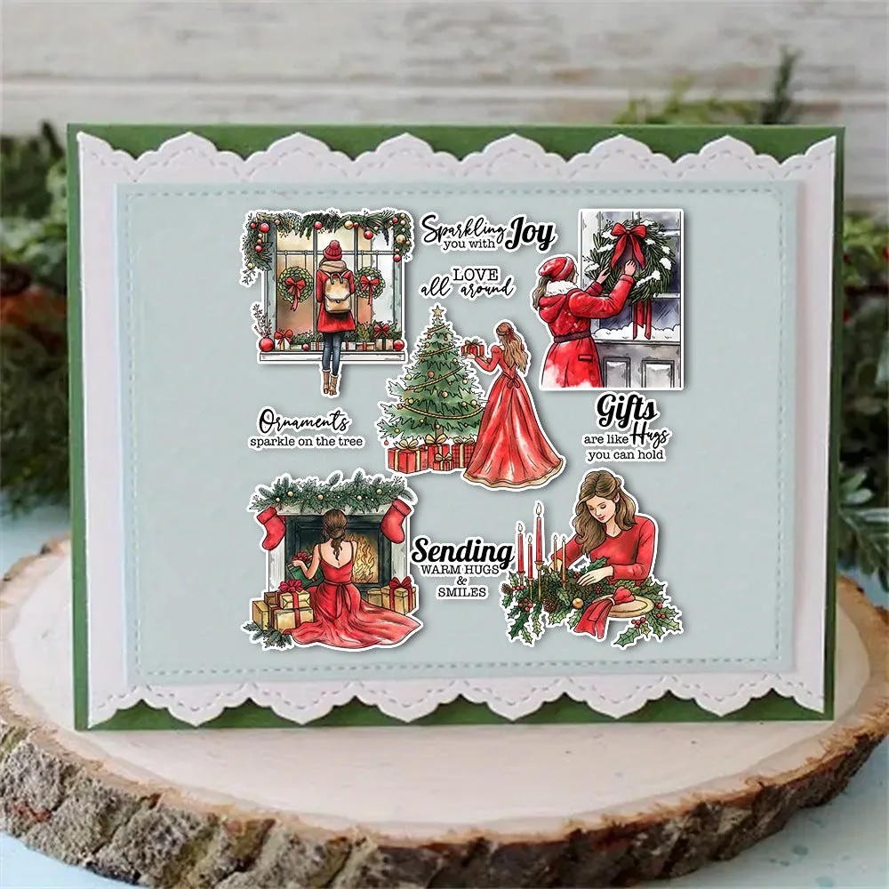 Christmas Girl Clear Stamps 1 05 Christmas Girl Clear Stamps 1 05