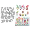 Christmas Gnomes Metal Cutting Dies 00