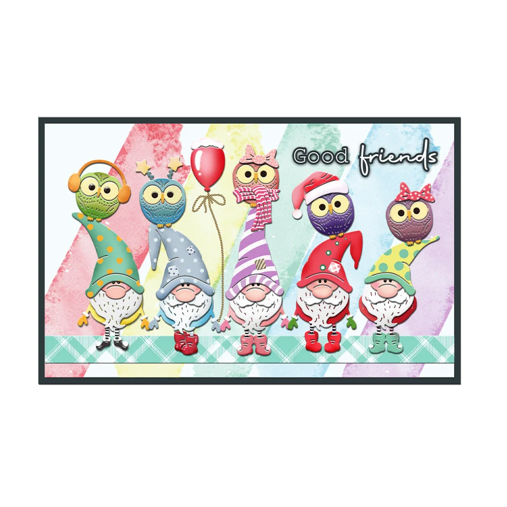 Christmas Gnomes Metal Cutting Dies 04 Christmas Gnomes Metal Cutting Dies 04
