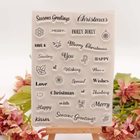 Christmas Letters Stamp Set
