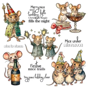 Christmas Mouse Clear Stamps 00
