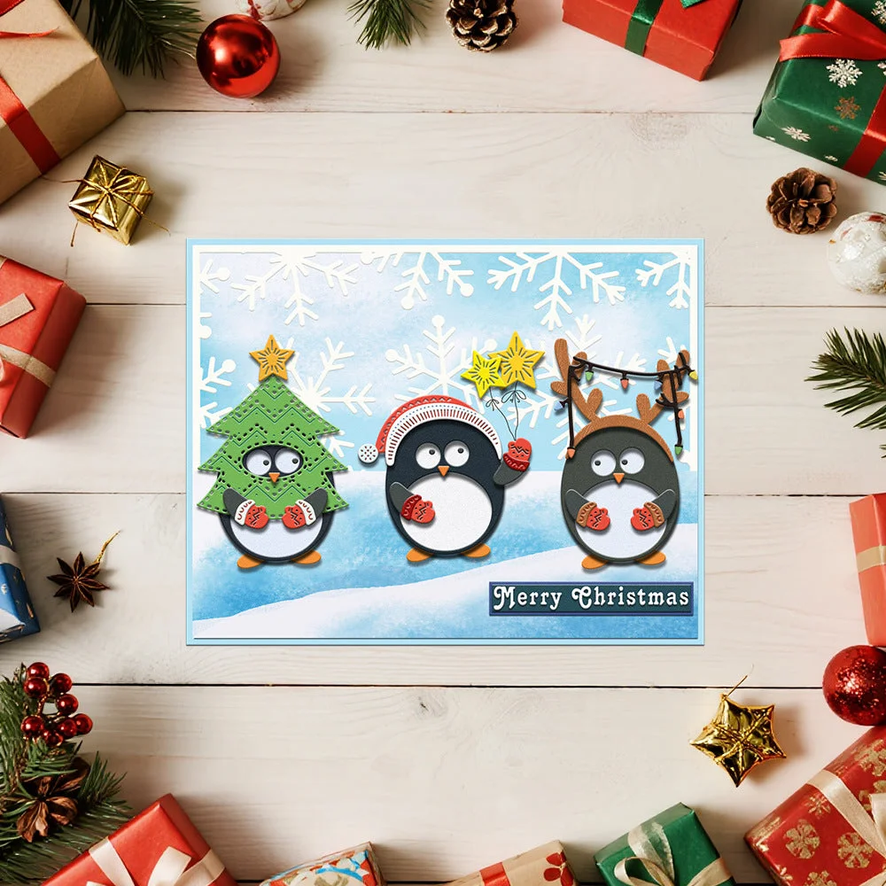 Christmas Penguins Metal Cutting Dies 1 01 Christmas Penguins Metal Cutting Dies 1 01