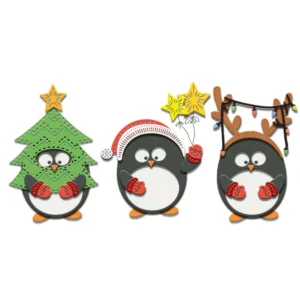 Sumflying Christmas Penguins Metal Cutting Dies Christmas Penguins Metal Cutting Dies 1 03