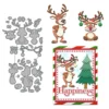 Christmas Reindeer Metal Cutting Dies 00
