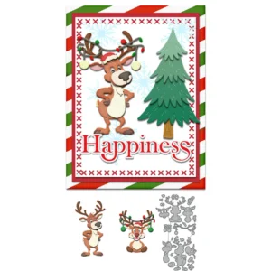Christmas Reindeer Metal Cutting Dies 03