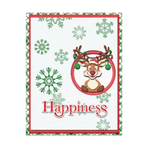 Christmas Reindeer Metal Cutting Dies 04