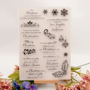 Christmas Returns Stamp Set - main product photo | clear stamp