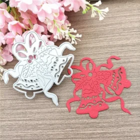 Christmas Ribbon Bells Metal Cutting Dies