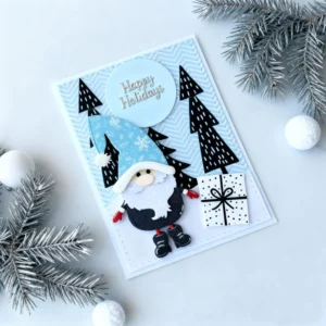 Christmas Santa Claus Cutting Dies Usage View - 240-DC-2453