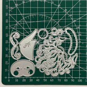 Christmas Santa Claus Metal Die Cuts