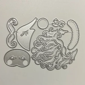 Sumflying Christmas Santa Claus Metal Die Cuts metal cutting die - detail view