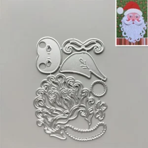 Sumflying Christmas Santa Claus Metal Die Cuts metal cutting die - usage example