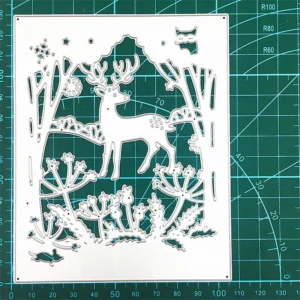 Christmas Series Forest Deer Cutting Dies 01