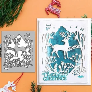 Sumflying Christmas Series Forest Deer Cutting Dies Christmas Series Forest Deer Cutting Dies 02
