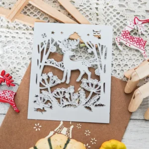 Sumflying Christmas Series Forest Deer Cutting Dies Christmas Series Forest Deer Cutting Dies 03
